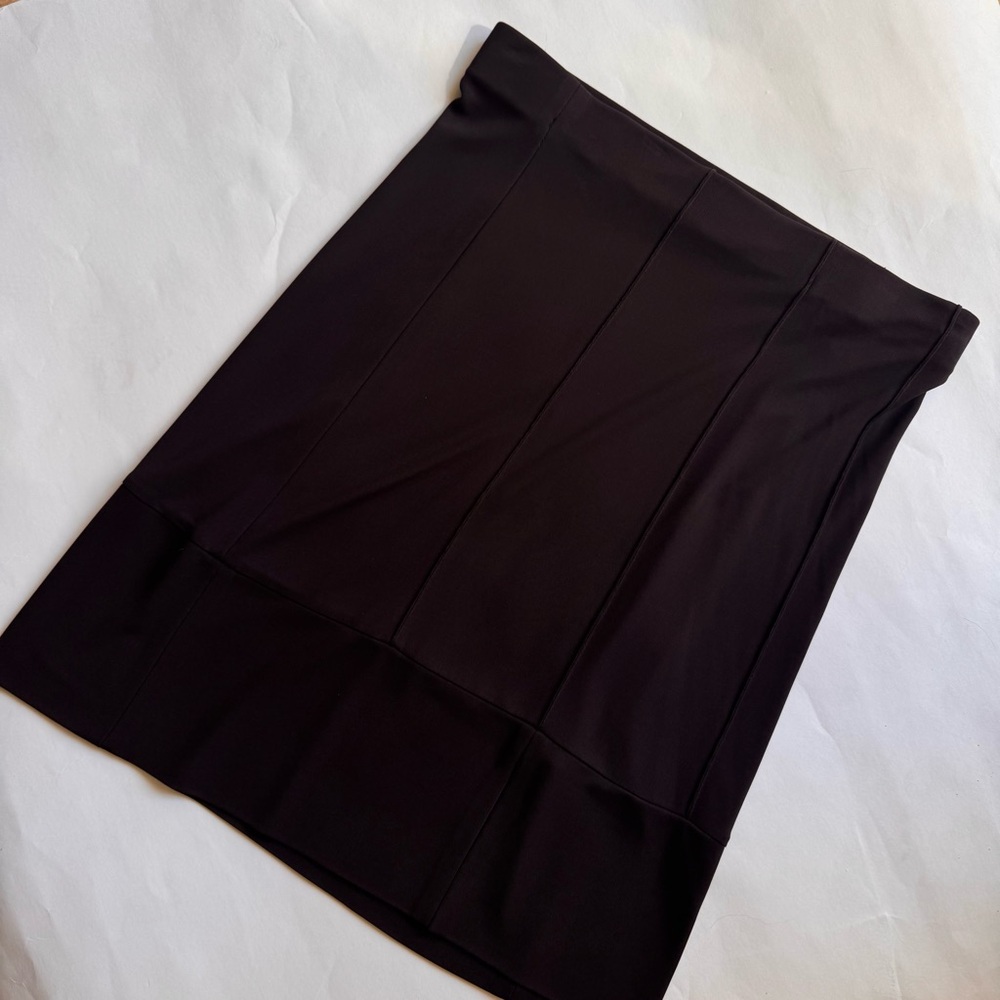 Vintage 90s Brown Minimalist Mini Skirt